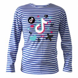 Тельняшка с длинным рукавом Icons TIK TOK - PrintSalon