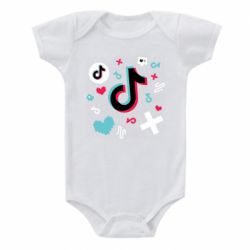 Детский бодик Icons TIK TOK - PrintSalon