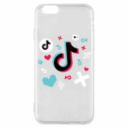 Чехол для iPhone 6/6S Icons TIK TOK - PrintSalon