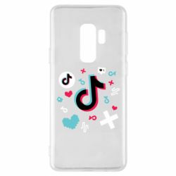 Чехол для Samsung S9+ Icons TIK TOK - PrintSalon
