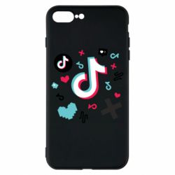 Чехол для iPhone 8 Plus Icons TIK TOK - PrintSalon