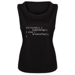 Майка жіноча If tired - drink coffee