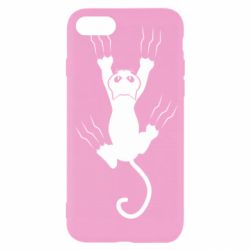 Чохол для iPhone SE 2022 кот когти - PrintSalon