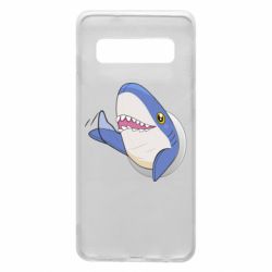 Чехол для Samsung S10 Ikea Shark Blahaj-PrintSalon Чехол для Samsung S10 Ikea Shark Blahaj