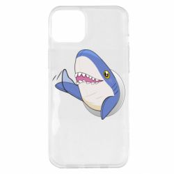 Чехол для iPhone 14 Plus Ikea Shark Blahaj - PrintSalon