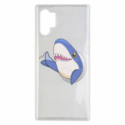Чехол для Samsung Note 10 Plus Ikea Shark Blahaj - PrintSalon