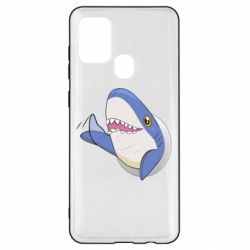Чехол для Samsung A21s Ikea Shark Blahaj - PrintSalon