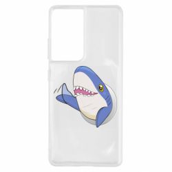 Чехол для Samsung S21 Ultra Ikea Shark Blahaj - PrintSalon