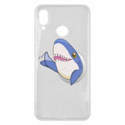 Чехол для Huawei P Smart Plus 2018 Ikea Shark Blahaj - PrintSalon