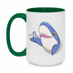 Чашка двухцветная 420ml Ikea Shark Blahaj - PrintSalon