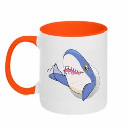 Чашка двокольорова Ikea Shark Blahaj