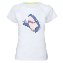 Женская футболка для спорта Ikea Shark Blahaj - PrintSalon