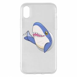 Чехол для iPhone X/Xs Ikea Shark Blahaj - PrintSalon