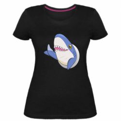 Женская премиум футболка Ikea Shark Blahaj - PrintSalon