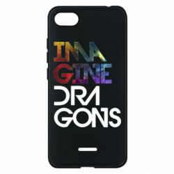 Чехол для Xiaomi Redmi 6A Imagine Dragons and space - PrintSalon