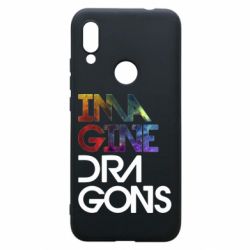 Чехол для Xiaomi Redmi 7 Imagine Dragons and space - PrintSalon