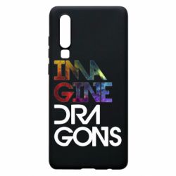 Чехол для Huawei P30 Imagine Dragons and space - PrintSalon