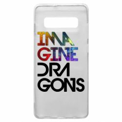 Чехол для Samsung S10+ Imagine Dragons and space - PrintSalon