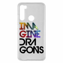 Чехол для Xiaomi Redmi Note 8 Imagine Dragons and space - PrintSalon