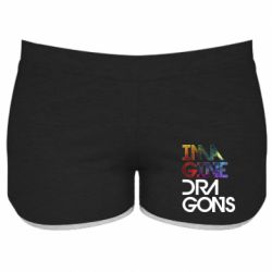 Женские шорты Imagine Dragons and space - PrintSalon