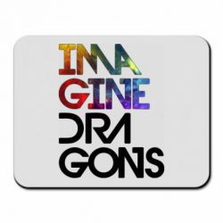 Коврик для мыши Imagine Dragons and space - PrintSalon