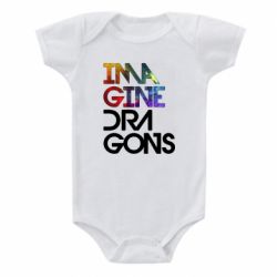 Детский бодик Imagine Dragons and space - PrintSalon