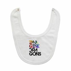 Слинявчик Imagine Dragons and space-PrintSalon Слинявчик Imagine Dragons and space