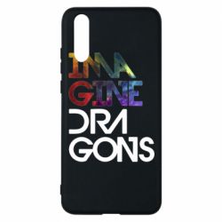 Чехол для Huawei P20 Imagine Dragons and space - PrintSalon
