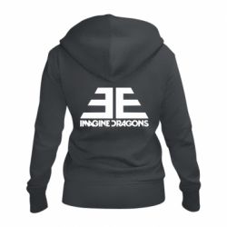 Женское худи на молнии Imagine Dragons Evolve simbol - PrintSalon