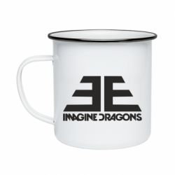 Кружка эмалированная Imagine Dragons Evolve simbol - PrintSalon