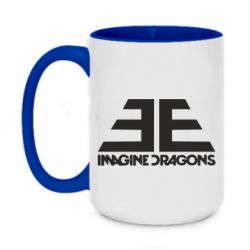 Чашка двухцветная 420ml Imagine Dragons Evolve simbol - PrintSalon