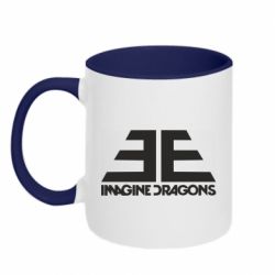 Чашка двухцветная 320ml Imagine Dragons Evolve simbol - PrintSalon