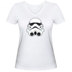 Женская футболка с V-образным вырезом Имперский штурмовик - PrintSalon