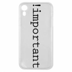 Чехол для iPhone XR !important - PrintSalon