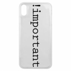 Чехол для iPhone Xs Max !important - PrintSalon