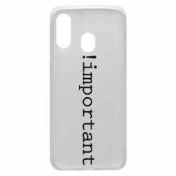 Чехол для Samsung A40 !important - PrintSalon