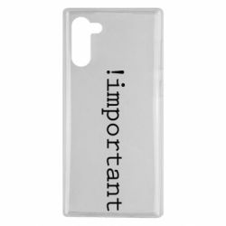 Чехол для Samsung Note 10 !important - PrintSalon