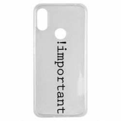 Чехол для Xiaomi Redmi Note 7 !important - PrintSalon