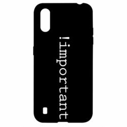 Чехол для Samsung A01/M01 !important - PrintSalon