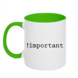 Чашка двухцветная 320ml !important - PrintSalon
