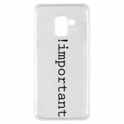 Чехол для Samsung A8 2018 !important - PrintSalon