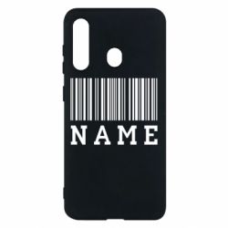 Чехол для Samsung M40 Имя под штрих кодом - PrintSalon