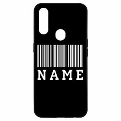 Чехол для Oppo A31 Имя под штрих кодом - PrintSalon