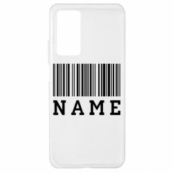 Чехол для Xiaomi Mi 10T/10T Pro Имя под штрих кодом - PrintSalon