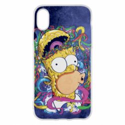 Чехол для iPhone X/Xs In Homer's head - PrintSalon