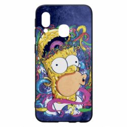 Чехол для Samsung A40 In Homer's head - PrintSalon