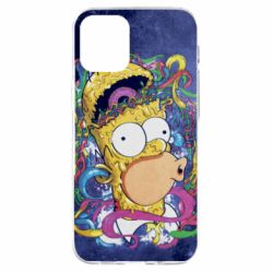 Чехол для iPhone 12 mini In Homer's head - PrintSalon