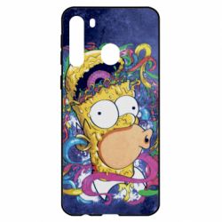 Чехол для Samsung A21 In Homer's head - PrintSalon