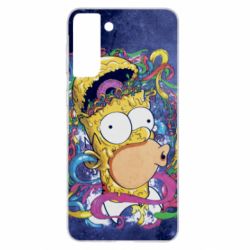 Чехол для Samsung S21+ In Homer's head - PrintSalon