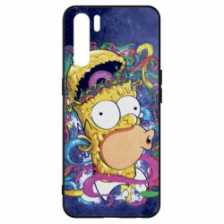 Чехол для Oppo A91/Reno3 In Homer's head - PrintSalon